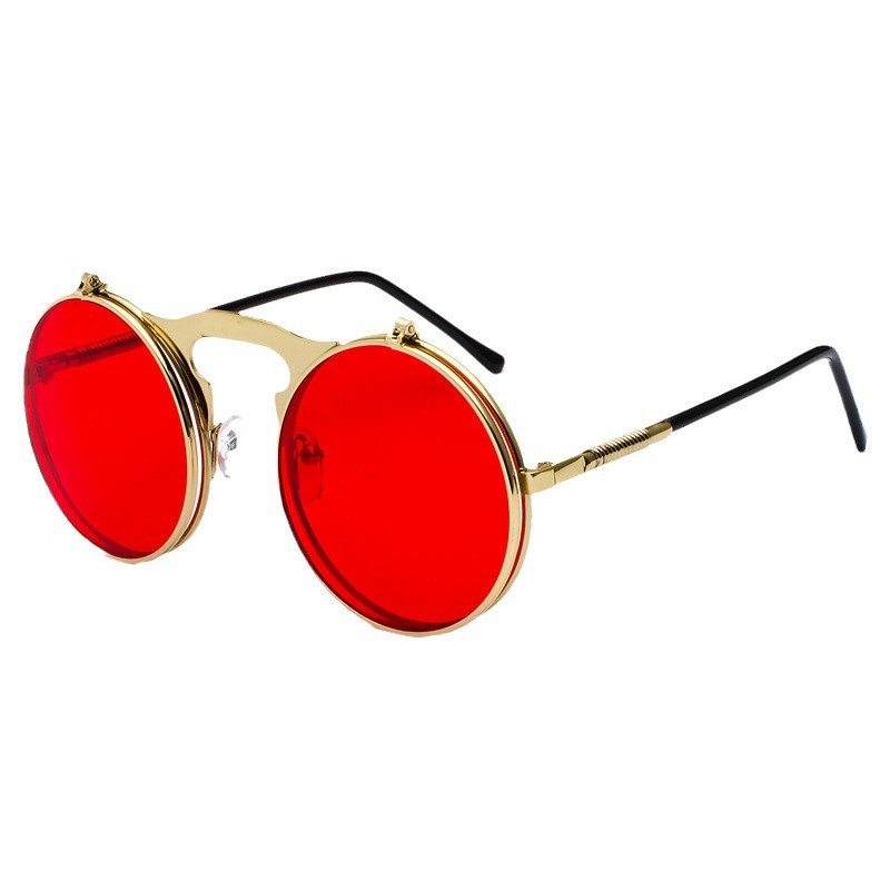 Retro Steampunk Red Round Sung - огляд і ціна Metal Photo Panel