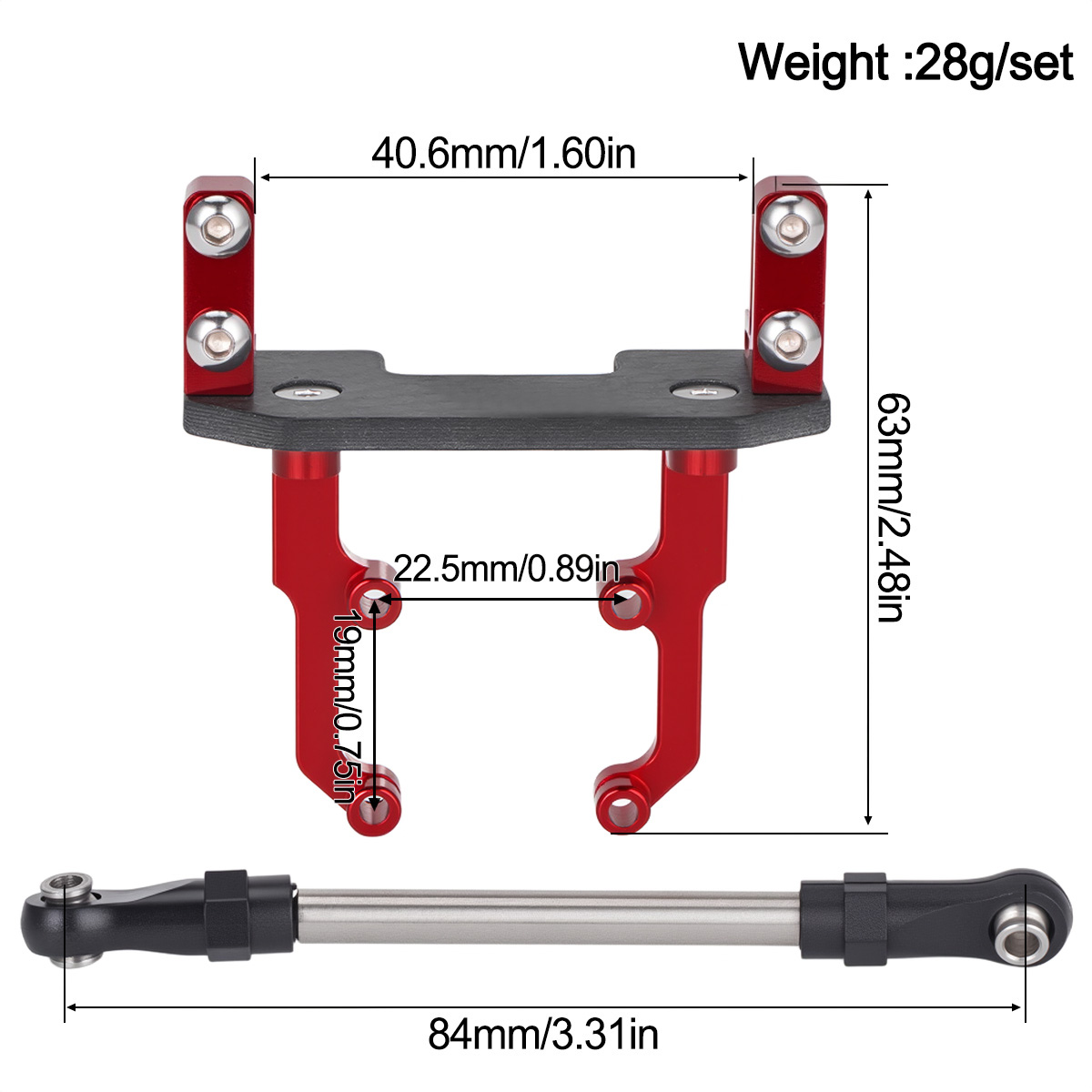 Aluminum Alloy Servo Mount Bas - огляд і ціна Metal Photo Panel