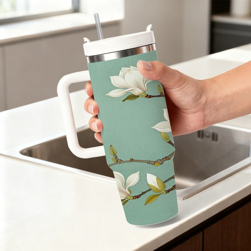 1pc 40 Oz Stainless Steel Insu - огляд і ціна Sublimation Mug White