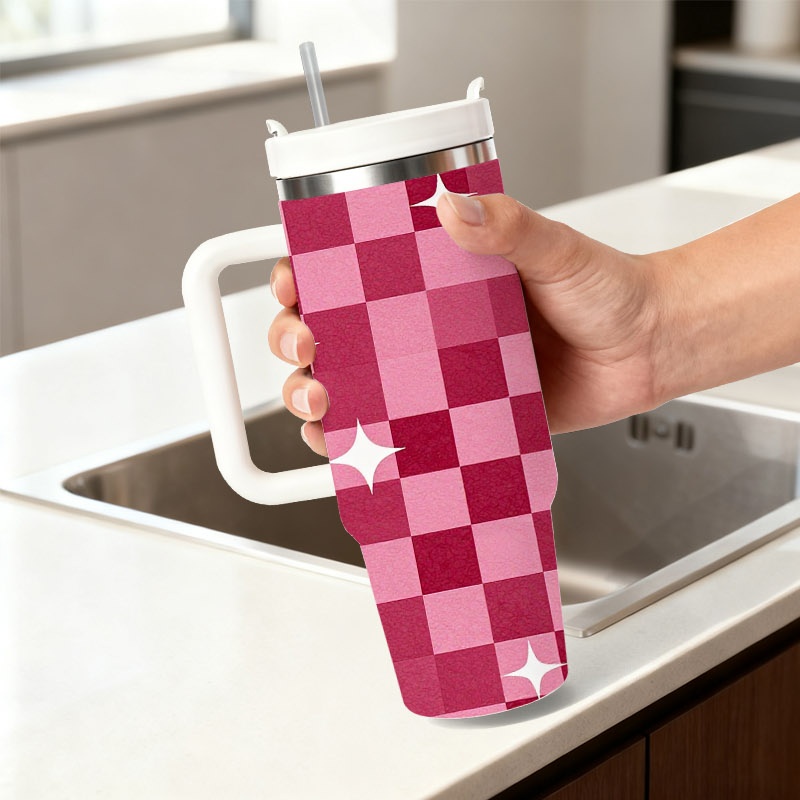 1pc 40oz Insulated Tumbler wit - огляд і ціна Sublimation Mug White