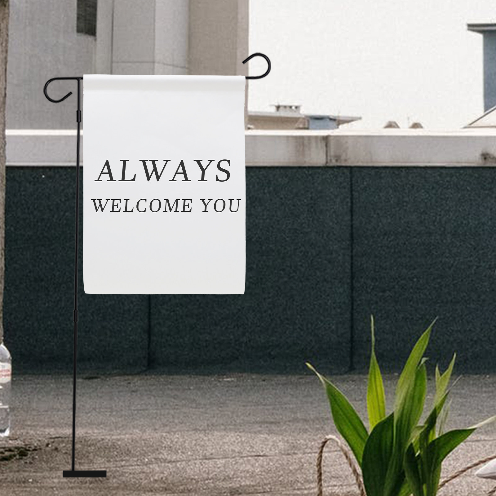 6Pcs Solid White Garden Flags  - огляд і ціна Yard Sign Blank